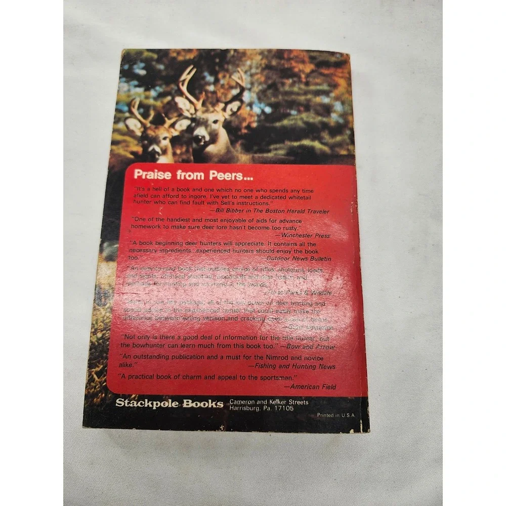 Art of Successful Deer Hunting Francis Sell 1971 Rubicon Book Vintage Paperback